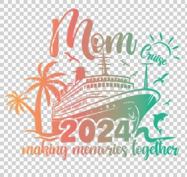 Ship Beach Emblem palm trees sun birds dolphin black travel Stock Illustration