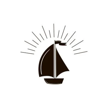 Ship boat icon. Vector. Stock Illustration