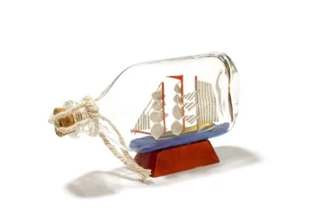 Ship in bottle Stock Photos