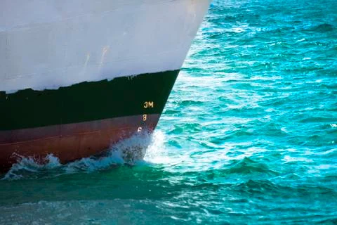 Ship Bow Close Up Stock Photos