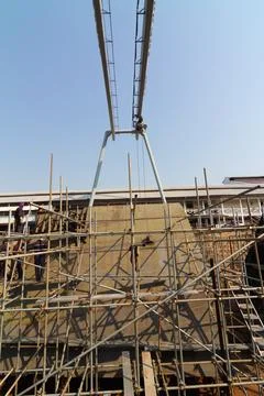 Ship building shoot inside of dry dock Foto stock
