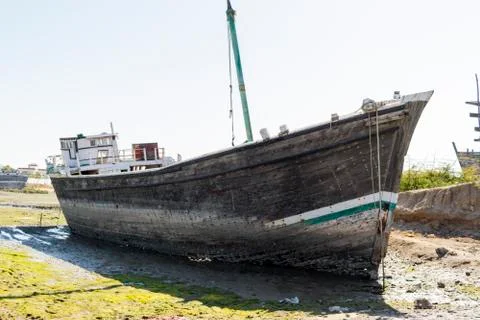 Ship building yard at Mandvi Stock Photos