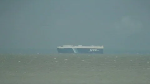 Ship-Car Carrier 스톡 동영상 761340