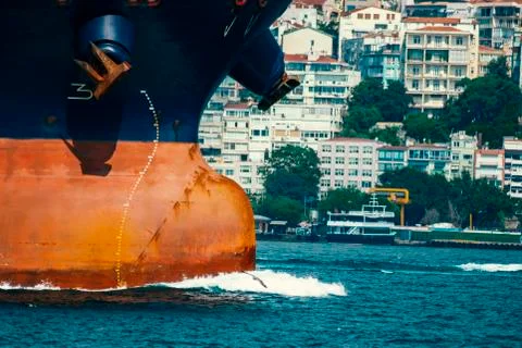 Ship closeup in istanbul Stock Photos