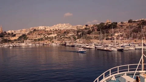 The ship comes into port Stock Footage 72634600