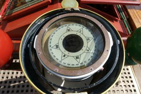 Ship compass Foto stock