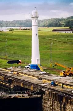 Ship control bridge Stock Photos