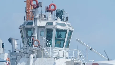 Ship control room Stock Footage 118596685