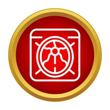 Ship control wheel navigation icon illustrating journey Illustrazione stock