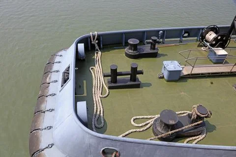 Ship deck facilities Stock Photos