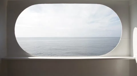Ship deck window Stock Footage 43481215
