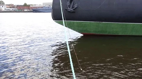 Ship on the dock Stock Footage 74968019