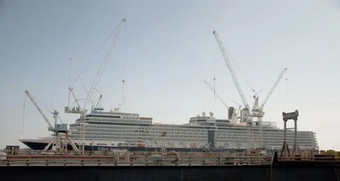 Ship in dock Stock-Fotos