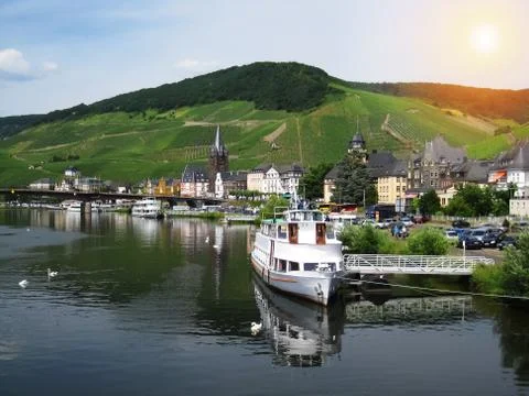 Ship in dock 스톡 사진