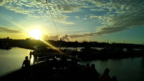 Ship Docked Video stock 219964925