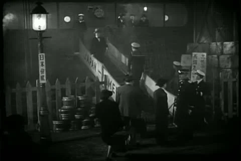 Ship docked in port Stock Footage 11347038