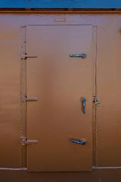 Ship door. Stock Photos