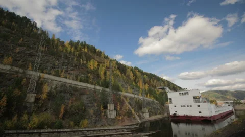 Ship Elevator Stock Footage 51207224
