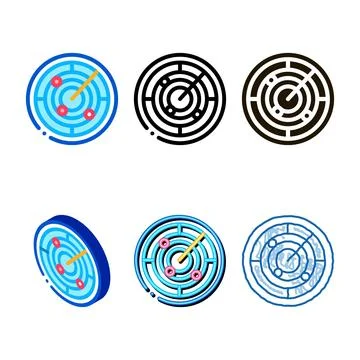 Ship equipment icon vector outline edition Stock Illustration