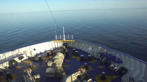 Ship floating in Baltic sea Stock Footage 62934439