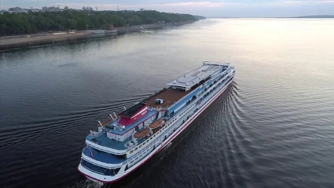 The ship is floating Stock Footage 83213437