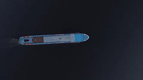 The ship is floating Stock Footage 83213615