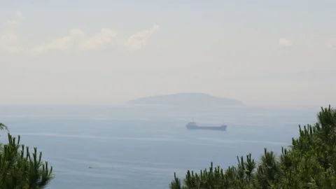 Ship Fog Video stock 84626169