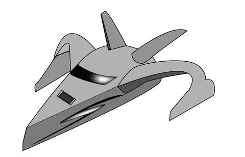 Ship of the future Earthrace Stock Illustration