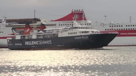 Ship harbor 3 Stock Footage 11412896