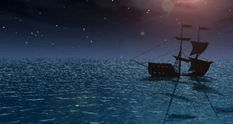 Ship hit an iceburg Vídeo Stock 375456