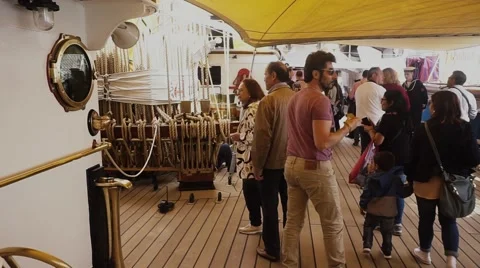 Into the ship, the hold counter Stock Footage 63372560