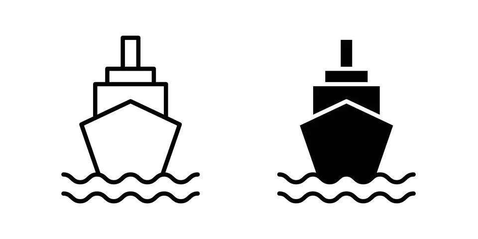 Ship icon graphic design. web icons vectors Stock Illustration