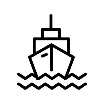 Ship icon Stock Illustration