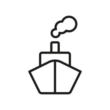 Ship icon vector design templates simple and modern Stock Illustration