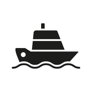 Ship icon vector design templates simple and modern Stock Illustration