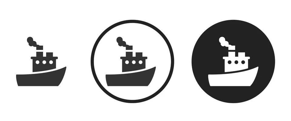 Ship icon . web icon set .vector illustration Stock Illustration