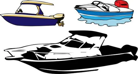 Ship icon on white background Stock Illustration