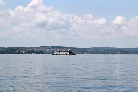 Ship on Lake Constance Stock Photos