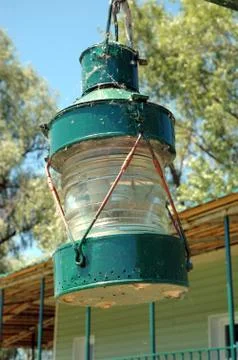 Ship lantern. Stock Photos