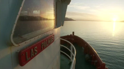 Ship las palmas Stock-Footage 782914