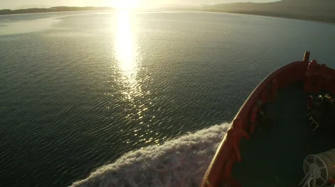 Ship las palmas sailing Video stock 782890