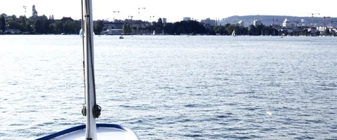 Ship lean Bow front View Stock Footage 91733519