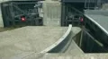 Ship leaving the harbour lock 20110731 130416p HD Footage