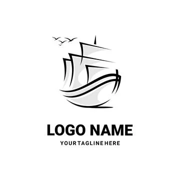 SHIP LOGO Stock Illustration