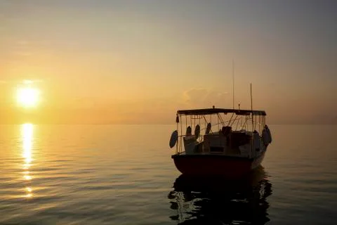 Ship in the Maldives Stock Photos