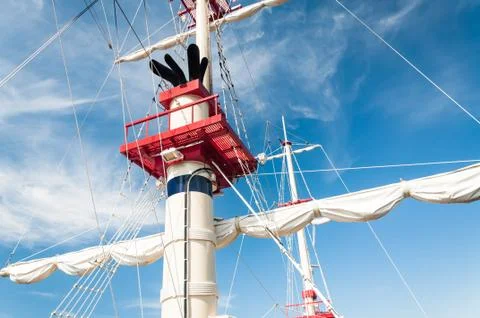 Ship mast Stock Photos