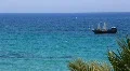 Ship in Mediterranean Sea HD Footage