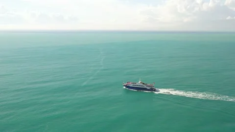 Ship mediterranean sea Stock Footage 156731986