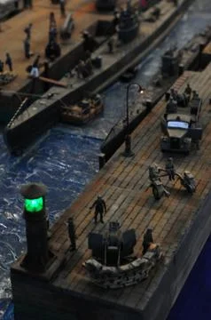 Ship modeling Stock Photos