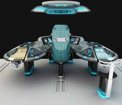 Ship modular equipment. Multipurpose control panel large-sized vessels. The Stock Illustration